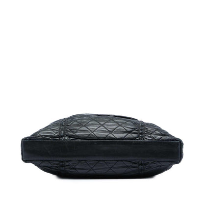 Chanel Quilted Lambskin North South Sharpei Shopping Tote
