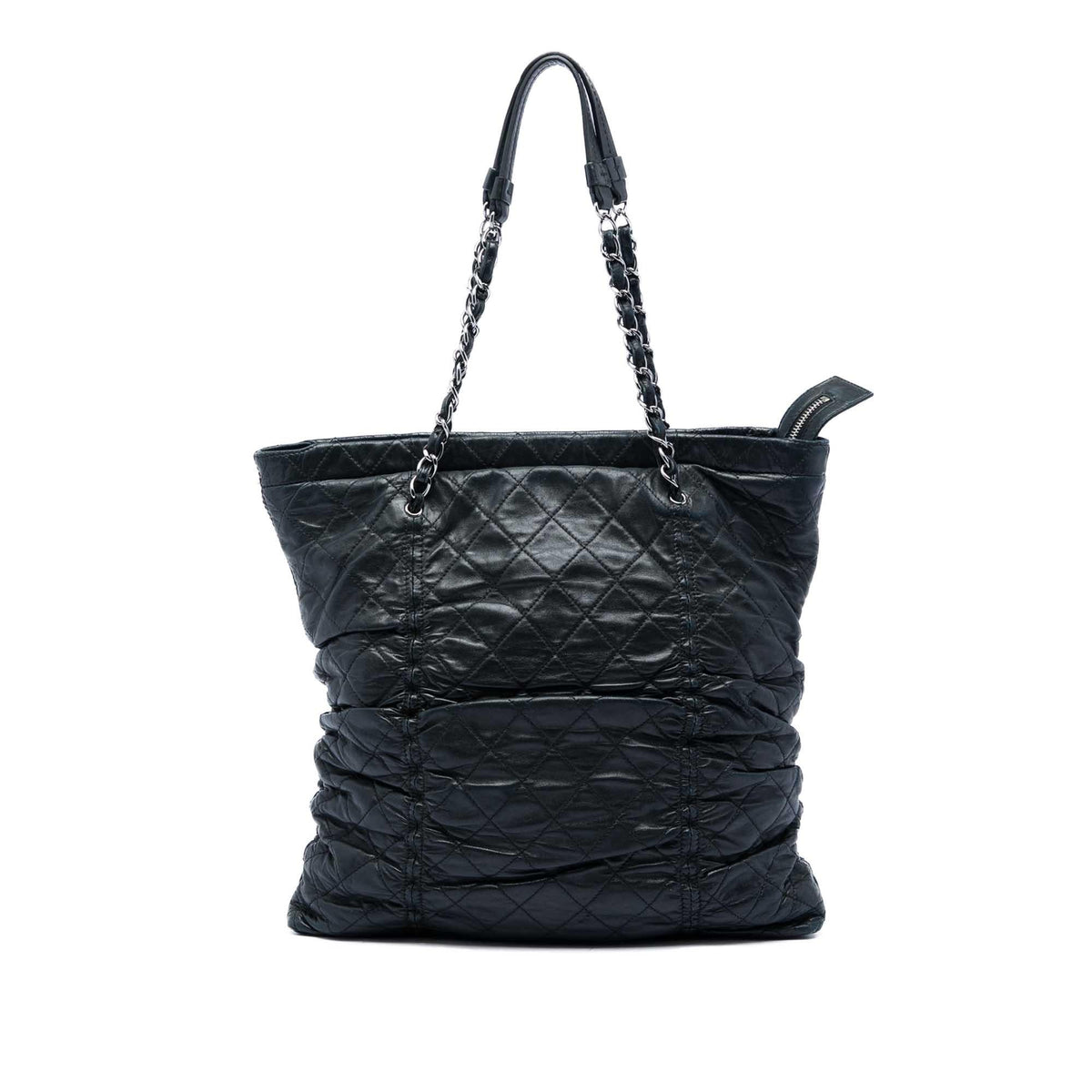 Chanel Quilted Lambskin North South Sharpei Shopping Tote