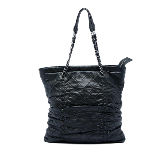 Chanel Quilted Lambskin North South Sharpei Shopping Tote
