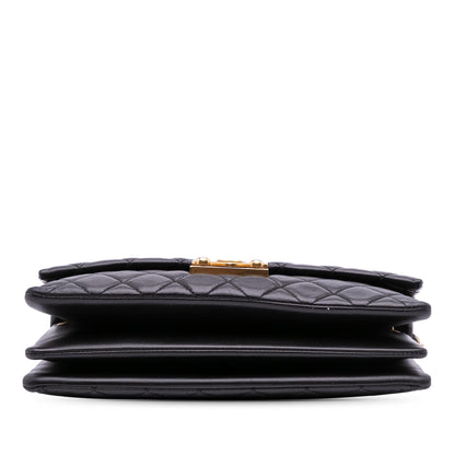 Chanel Quilted Lambskin Pagoda Accordion Flap
