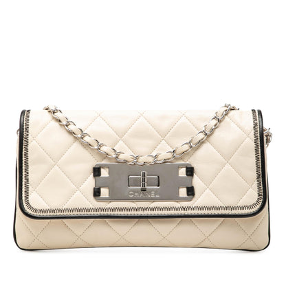 Chanel Quilted Lambskin Reissue East West Flap