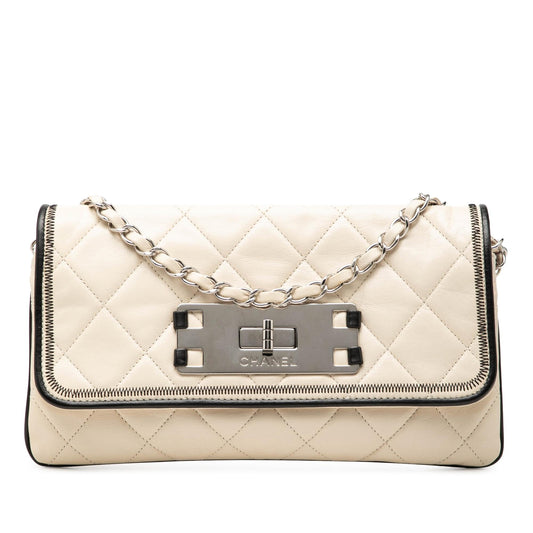 Chanel Quilted Lambskin Reissue East West Flap