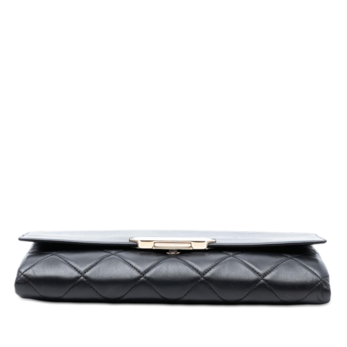 Chanel Quilted Lambskin Retro Label Shoulder Bag