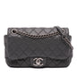 Chanel Quilted Lambskin Stitched Single Flap