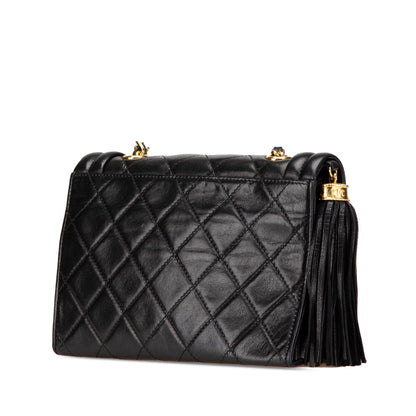 Chanel Quilted Lambskin Tassel Flap