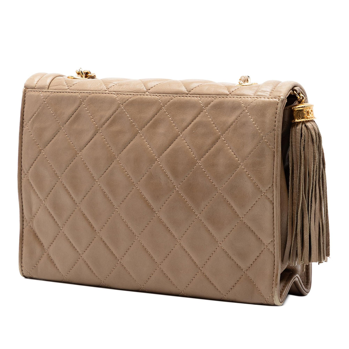 Chanel Quilted Lambskin Tassel Flap