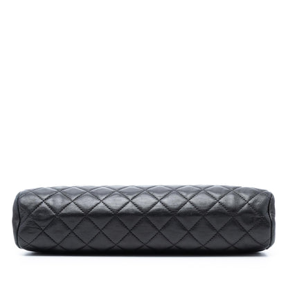 Chanel Quilted Lambskin Timeless Kisslock Clutch