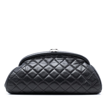 Chanel Quilted Lambskin Timeless Kisslock Clutch