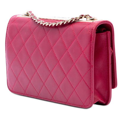 Chanel Quilted Lambskin Trendy CC Wallet On Chain