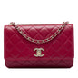 Chanel Quilted Lambskin Trendy CC Wallet On Chain