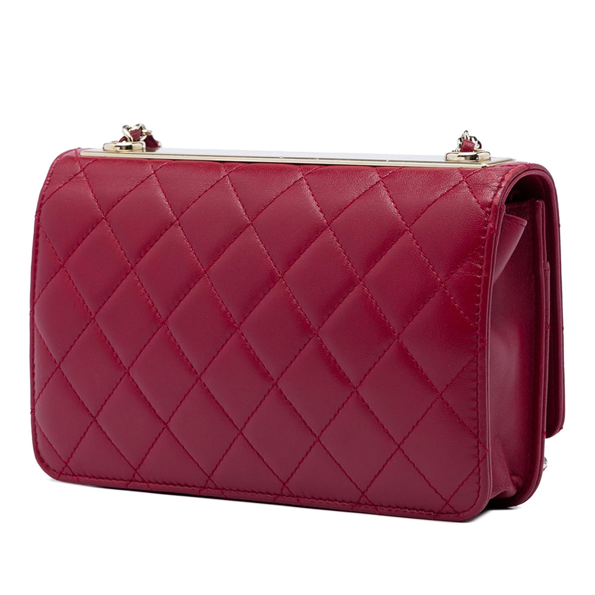 Chanel Quilted Lambskin Trendy CC Wallet On Chain