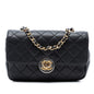 Chanel Quilted Lambskin Turn and Lock Flap