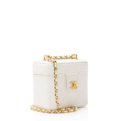 Chanel Quilted Lambskin Vanity Crossbody