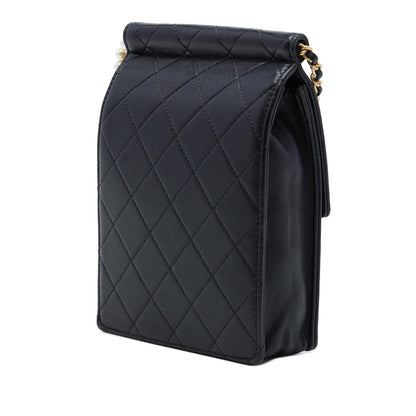 Chanel Quilted Lambskin Vertical Chic Pearls Flap