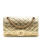 Chanel Quilted Metallic Aged Calfskin Reissue 2.55 Double Flap 225