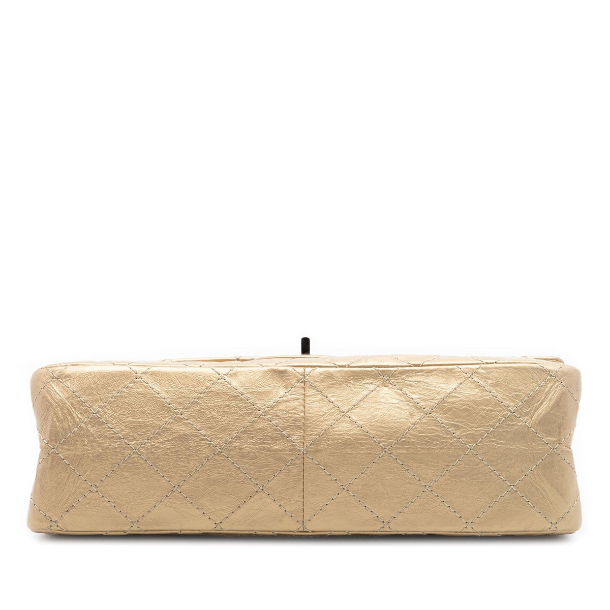 Chanel Quilted Metallic Aged Calfskin Reissue 2.55 Double Flap 226