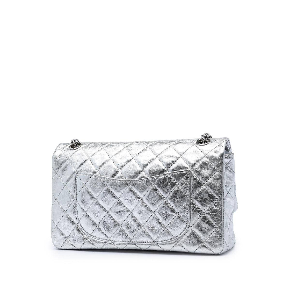 Chanel Quilted Metallic Aged Calfskin Reissue 2.55 Double Flap 226