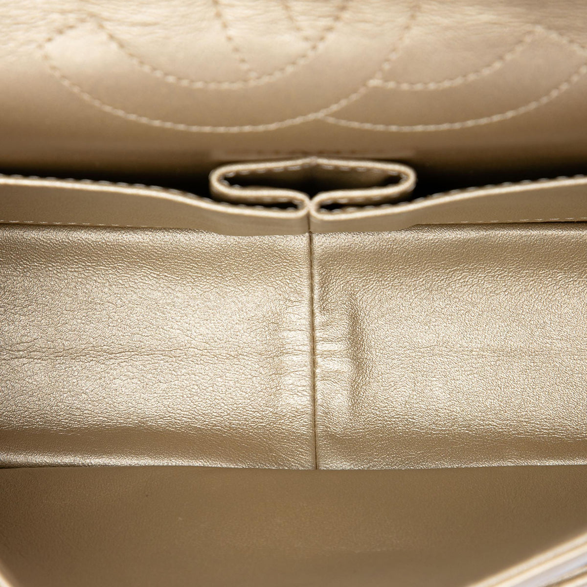 Chanel Quilted Metallic Aged Calfskin Reissue 2.55 Double Flap 226