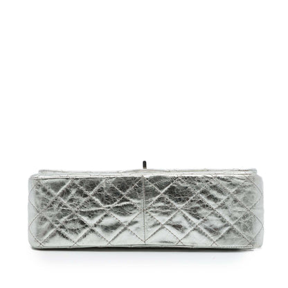 Chanel Quilted Metallic Aged Calfskin Reissue 2.55 Double Flap 226