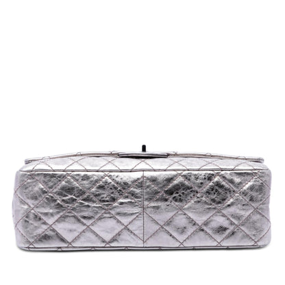 Chanel Quilted Metallic Aged Calfskin Reissue 2.55 Double Flap 226