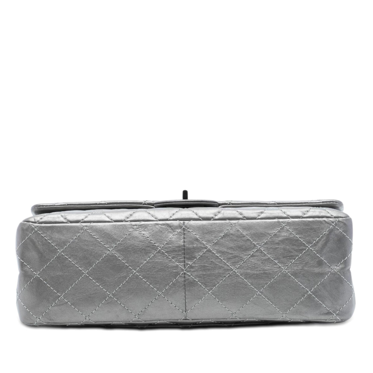 Chanel Quilted Metallic Aged Calfskin Reissue 2.55 Double Flap 226