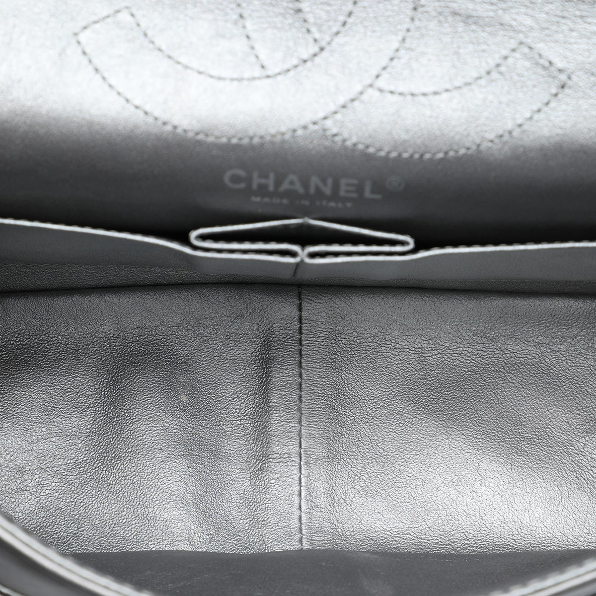 Chanel Quilted Metallic Aged Calfskin Reissue 2.55 Double Flap 226