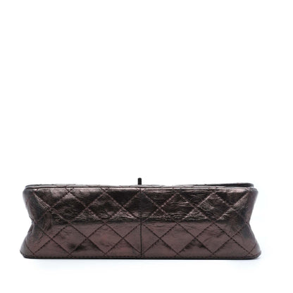 Chanel Quilted Metallic Aged Calfskin Reissue 2.55 Double Flap 226