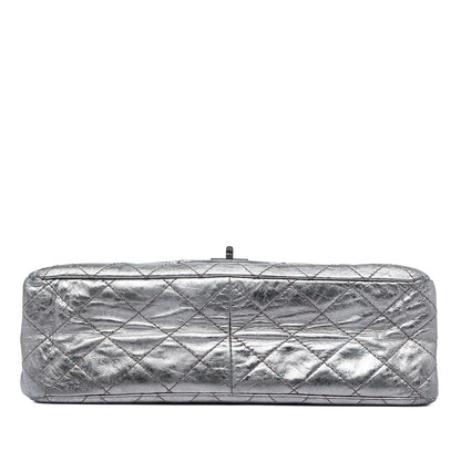 Chanel Quilted Metallic Aged Calfskin Reissue 2.55 Double Flap 227