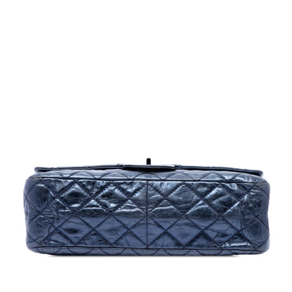Chanel Quilted Metallic Aged Calfskin Reissue 2.55 Double Flap 227