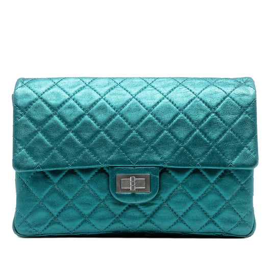 Chanel Quilted Metallic Calfskin Reissue 2.55 Flap 226