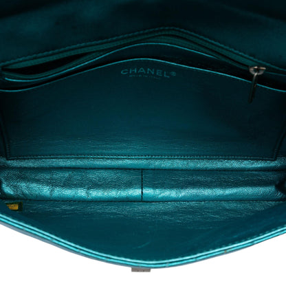 Chanel Quilted Metallic Calfskin Reissue 2.55 Flap 226