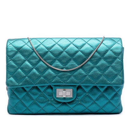 Chanel Quilted Metallic Calfskin Reissue 2.55 Flap 226