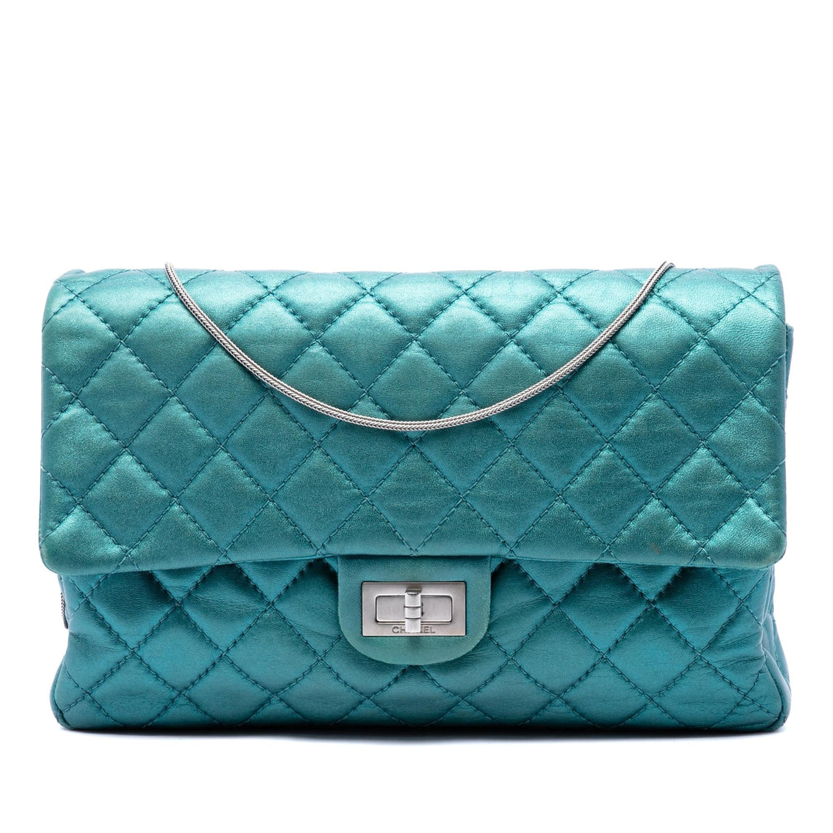 Chanel Quilted Metallic Calfskin Reissue 2.55 Flap 226