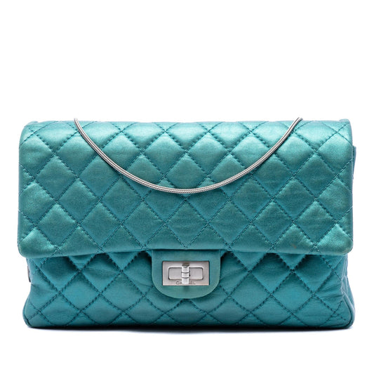 Chanel Quilted Metallic Calfskin Reissue 2.55 Flap 226