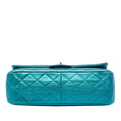Chanel Quilted Metallic Calfskin Reissue 2.55 Flap 227