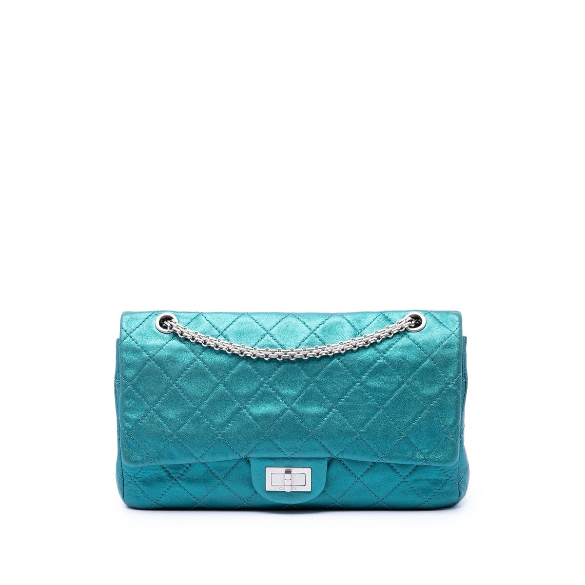 Chanel Quilted Metallic Lambskin Reissue 2.55 Double Flap 227