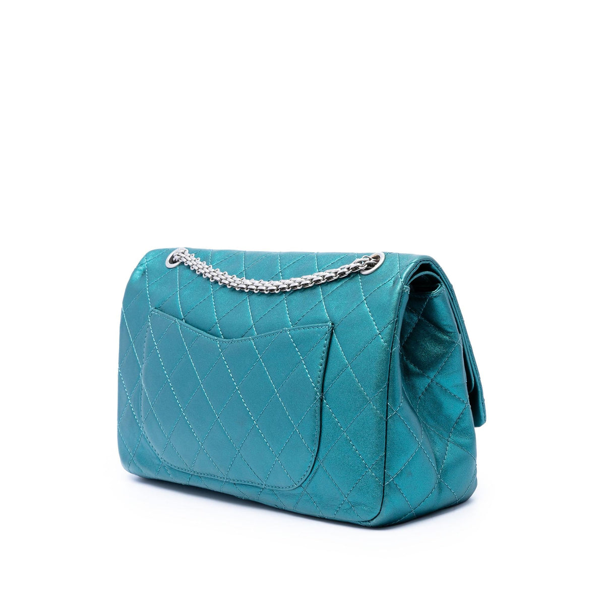 Chanel Quilted Metallic Lambskin Reissue 2.55 Double Flap 227