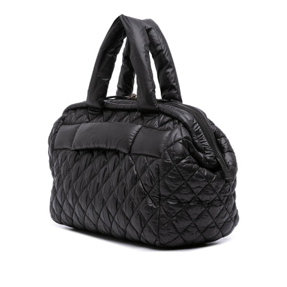 Chanel Quilted Nylon Coco Cocoon Bowler Bag