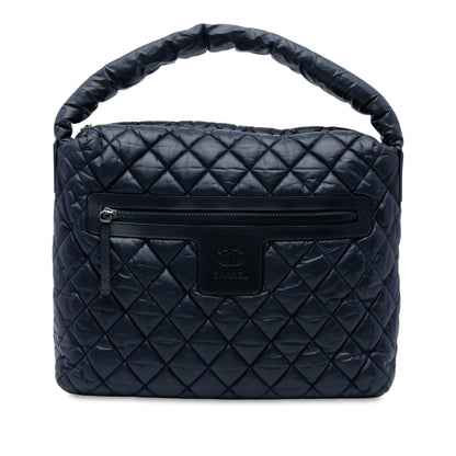 Chanel Quilted Nylon Coco Cocoon Hobo