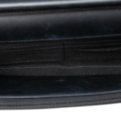 Chanel Quilted Patent Boy Wallet on Chain