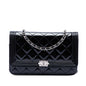 Chanel Quilted Patent Boy Wallet on Chain