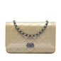 Chanel Quilted Patent Boy Wallet on Chain