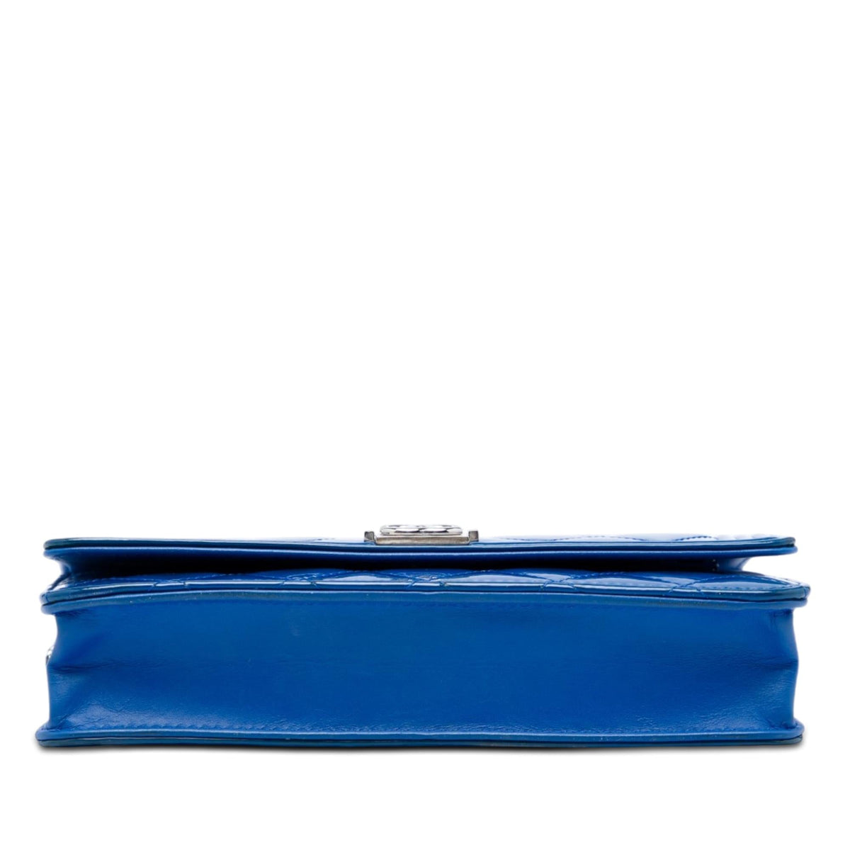 Chanel Quilted Patent Boy Wallet on Chain