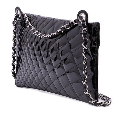Chanel Quilted Patent Geometric Kaleidoscope Shoulder Bag