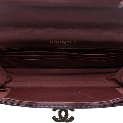 Chanel Quilted Patent Golden Class East West Wallet on Chain