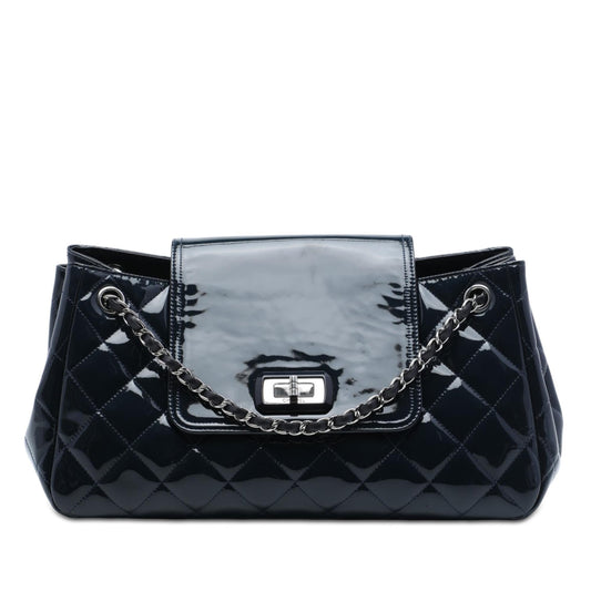 Chanel Quilted Patent Reissue 2.55 Accordion Flap