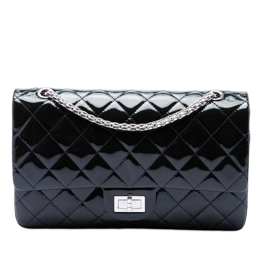 Chanel Quilted Patent Reissue 2.55 Double Flap 227
