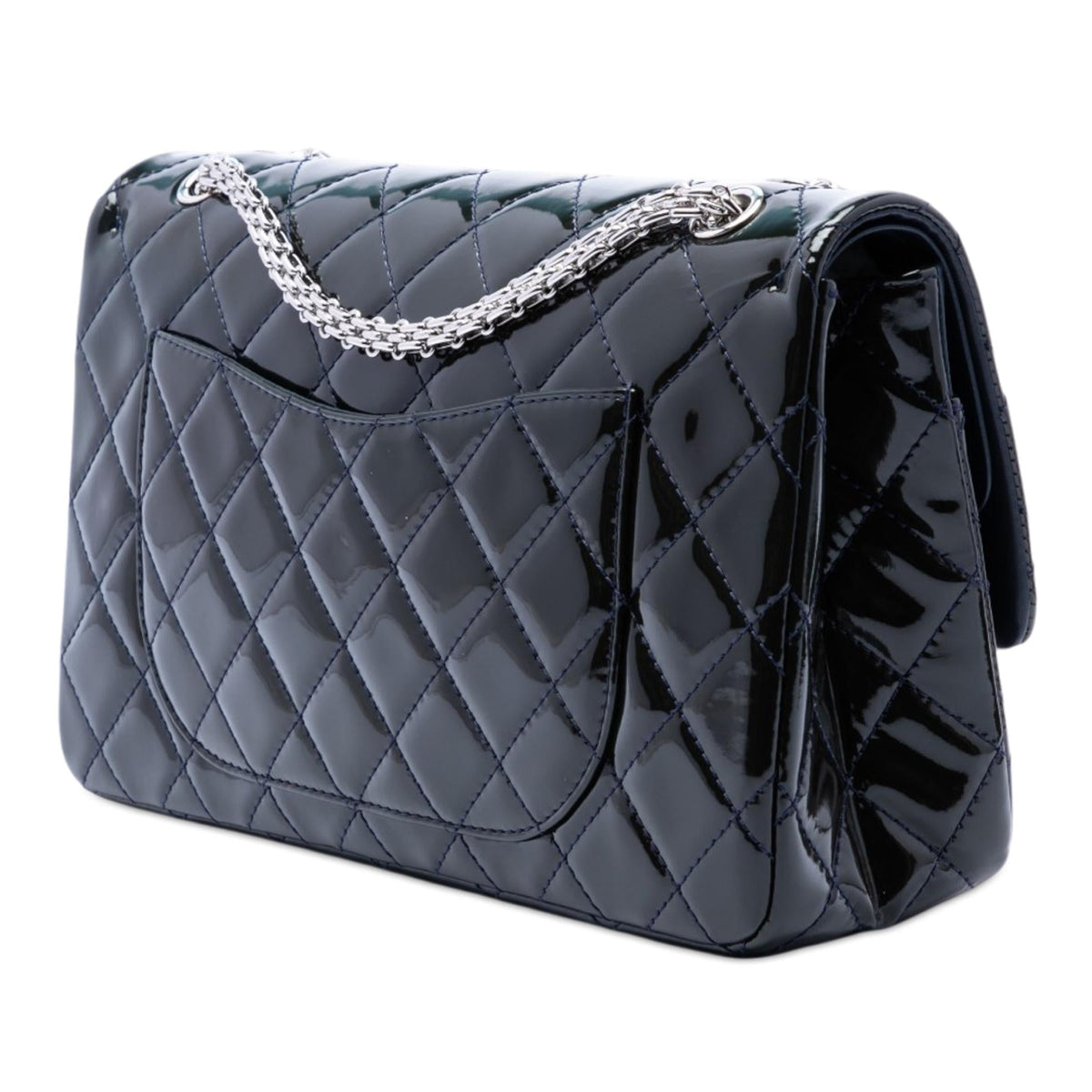 Chanel Quilted Patent Reissue 2.55 Double Flap 227