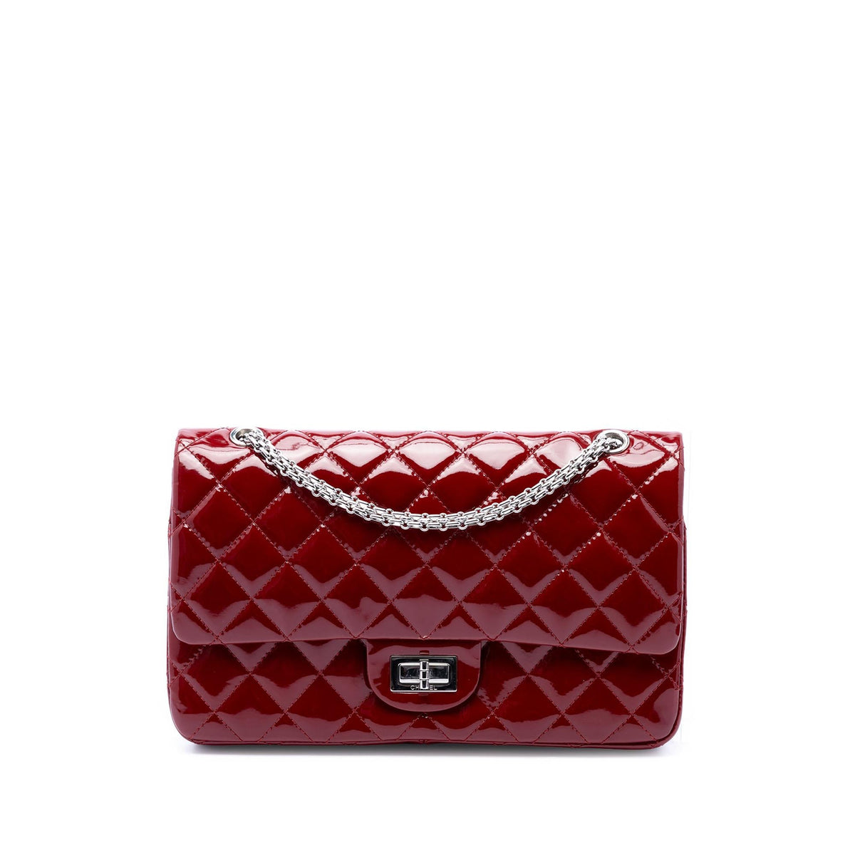 Chanel Quilted Patent Reissue 2.55 Double Flap 227