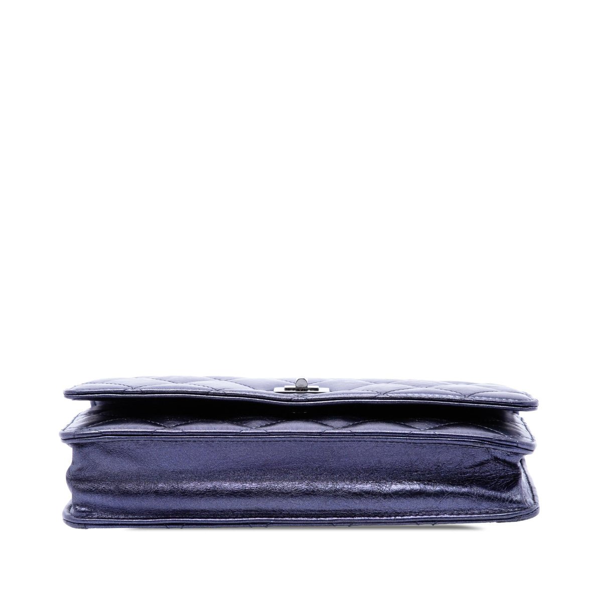 Chanel Quilted Shiny Aged Calfskin Reissue 2.55 Wallet on Chain